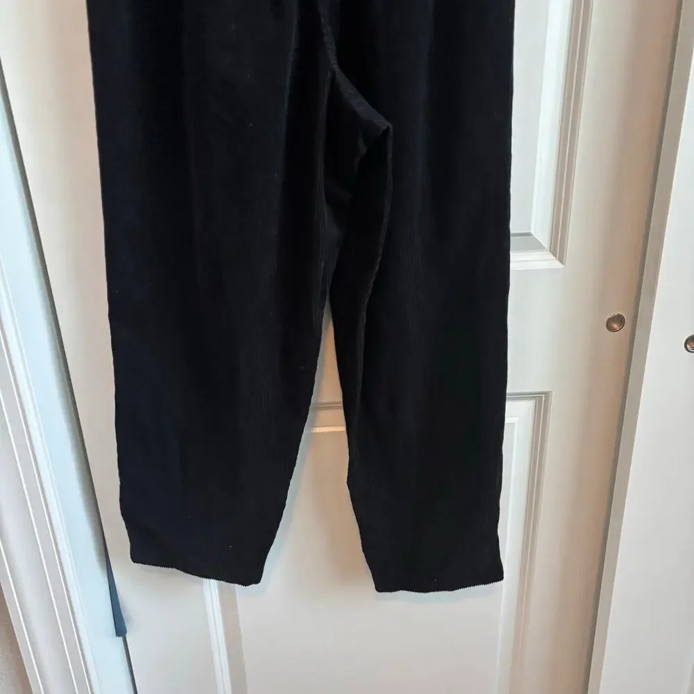 Lucy & Yak Black Corduroy Pinafore Jumpsuit - Picture 7 of 16